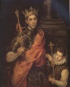El Greco St Luis King of France with a Page (mk05) oil painting picture wholesale